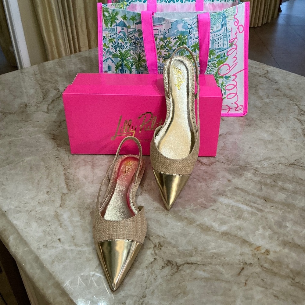LILLY PULITZER DORSEE SLINGBACK